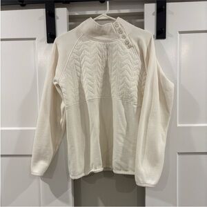 St. John's Bay Classic White Sweater